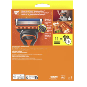ریشتراش Fusion5 با ۱۱ تیغه Gillette