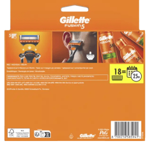 Gillette بسته تیغههای اصلاح Fusion5 سایز XXL